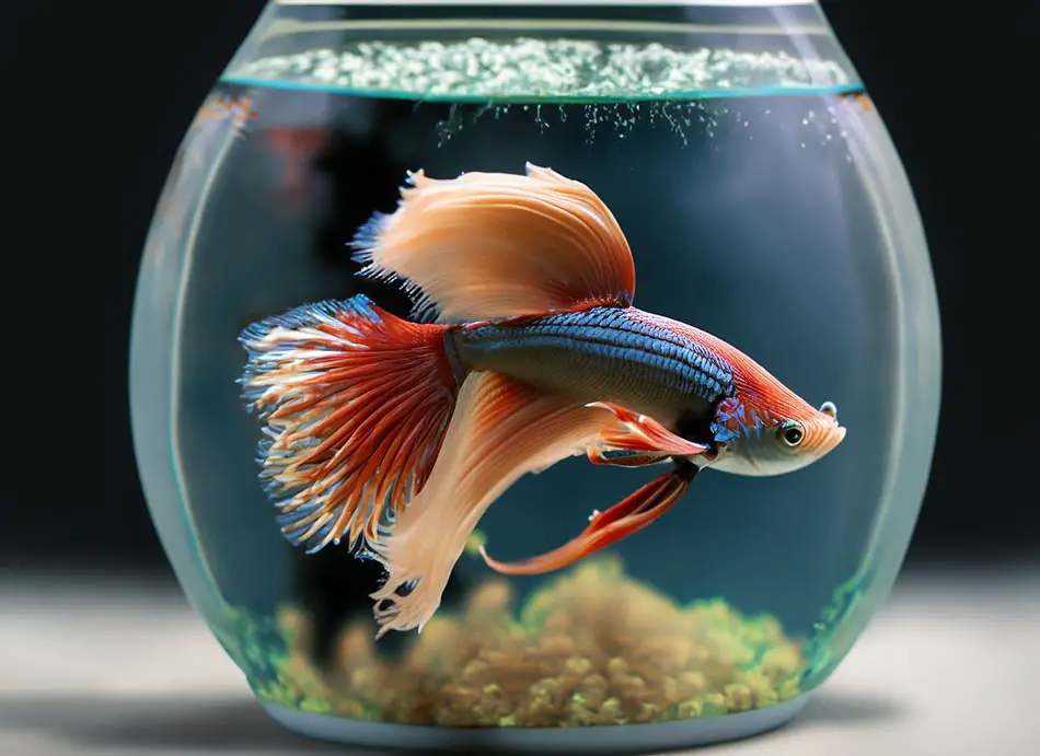 Betta fish jump in confined spaces.